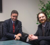 S Georgom von Habsburgom Lotrinským, potomkom rakúsko-uhorských cisárov.