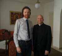 S prezidentom Human Life International Shenan J. Boquetom.