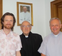 V Ríme s prezidentom Pápežskej akadémie pre život Carrascom de Paulom a pátrom Ďačokom.