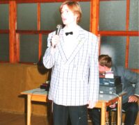 Prvá moderátorská skúsenosť na stužkovej.